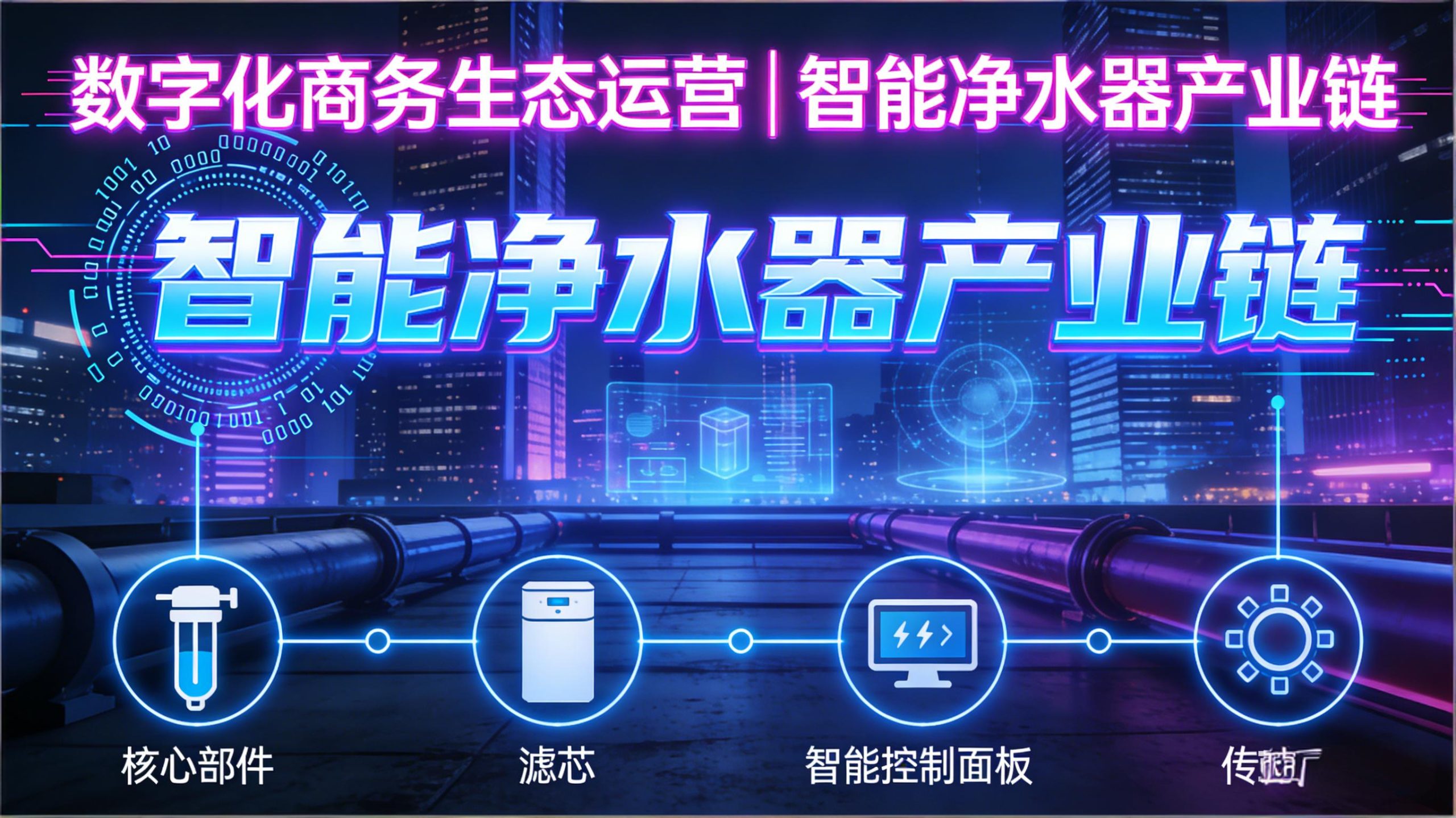 数字化商务生态运营 | 智能净水器产业链-金睿云科数字商务生态网